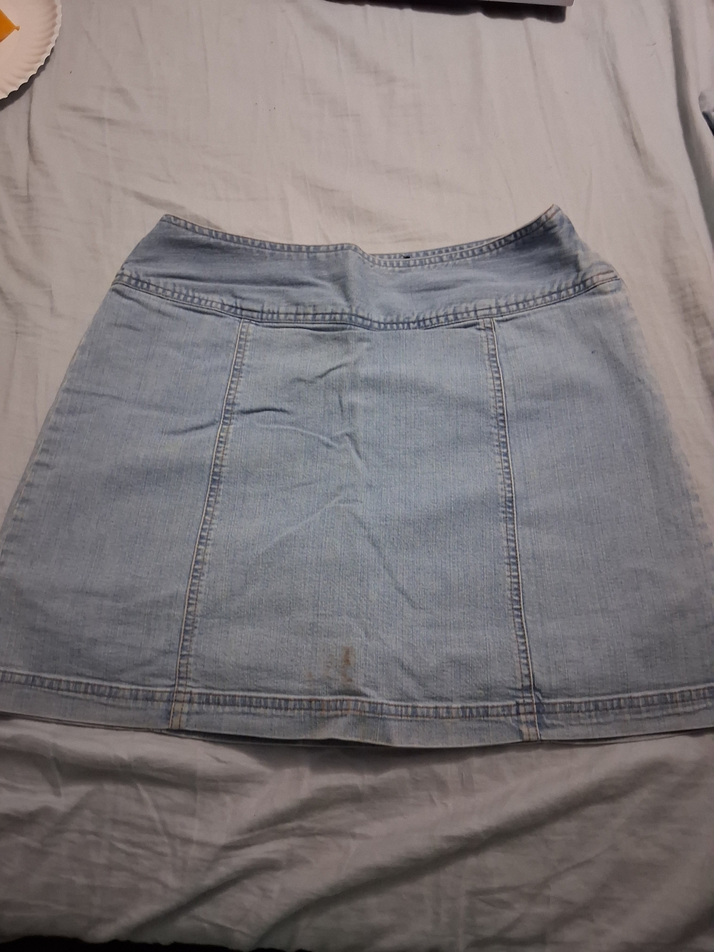 St. John's Bay Light Blue Denim Skort